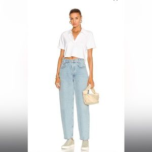 AGOLDE high rise tapered baggy jeans- Size 23. Color- Dimension